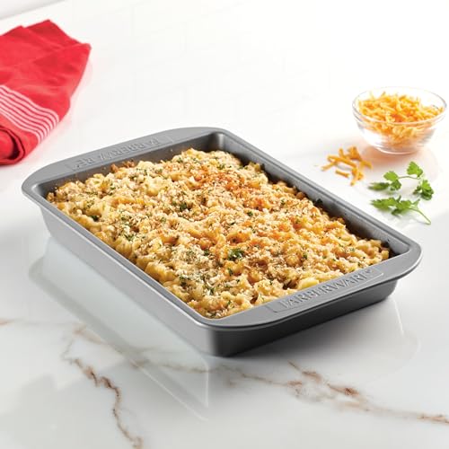Farberware gray cake pan stacked view