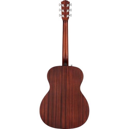 Fender CC-60S acoustic guitar mahogany body detail
