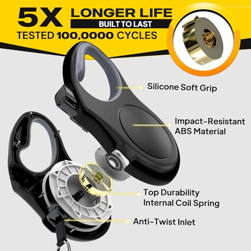 Reflective nylon tape on Fida retractable leash