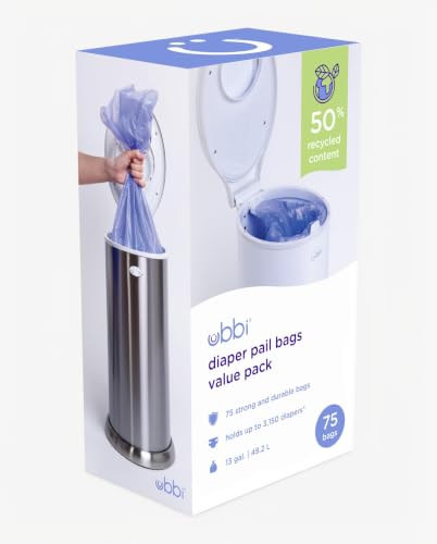 Ubbi brand violet diaper pail bags