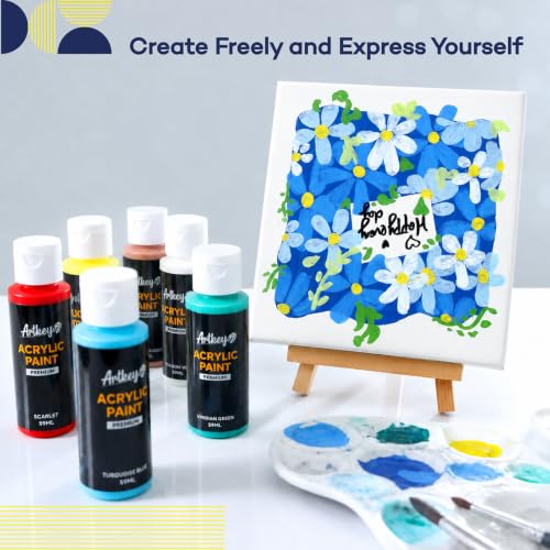 Artkey acrylic paint kit in gift box