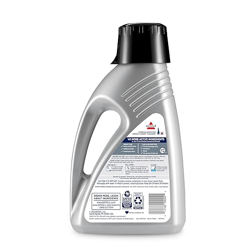 48 ounce bottle of Bissell carpet shampoo