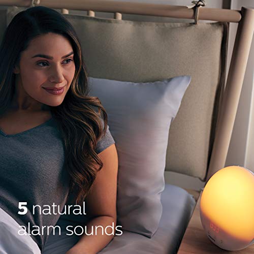 Side profile of Philips SmartSleep lamp