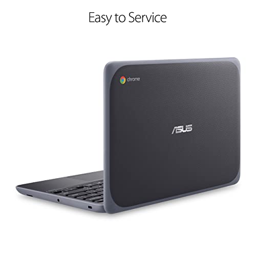 ASUS C203XA laptop with 180-degree hinge