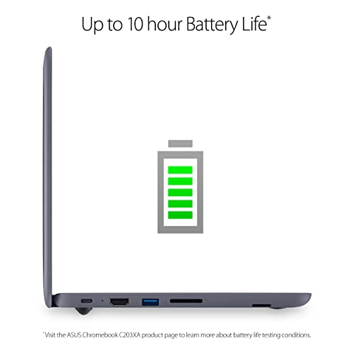 ASUS Chromebook C203XA display and bezel