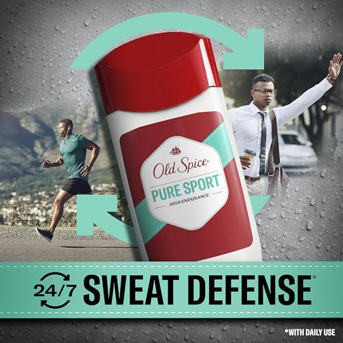 Side profile of Old Spice antiperspirant stick