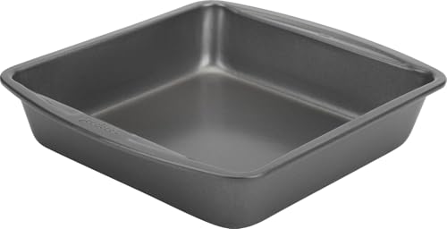 GoodCook Everyday 8-Inch Nonstick Steel Square Pan in Gray