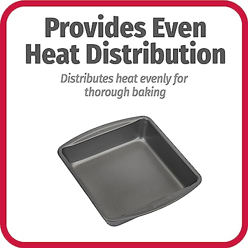 Side profile of the GoodCook Everyday steel square pan