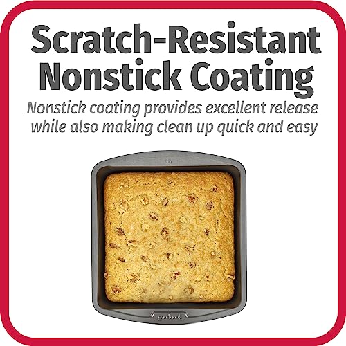 Close up of the GoodCook nonstick interior surface texture