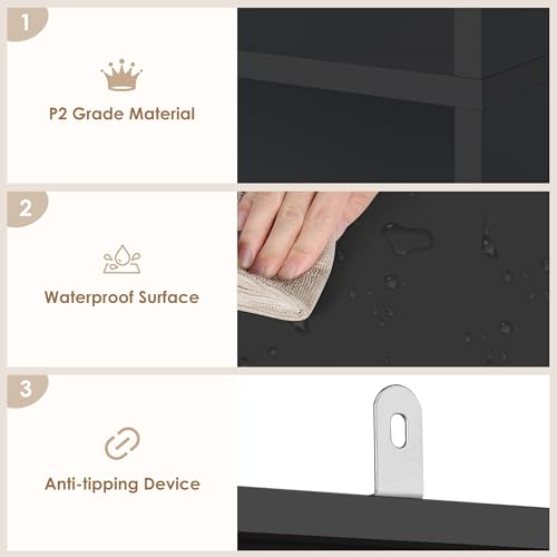 FOTOSOK furniture shelf spacing view