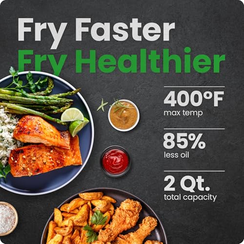 Digital touch screen display on Chefman air fryer