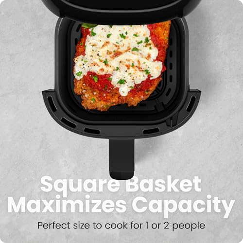 Chefman mini air fryer showing side profile