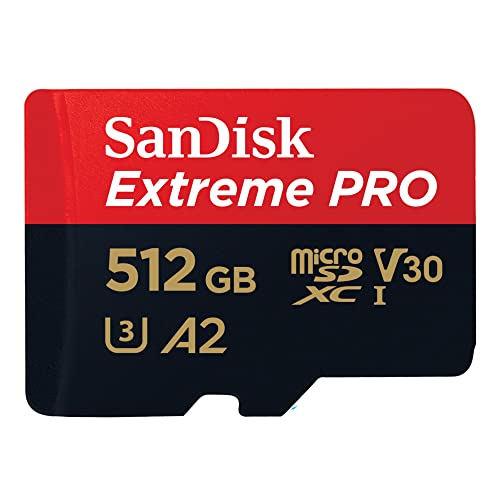 SanDisk Extreme PRO 512GB microSDXC front view