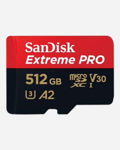 SanDisk 512GB memory card for drones