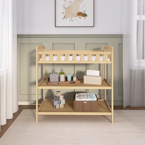 Emily Changing Table with storage shelves