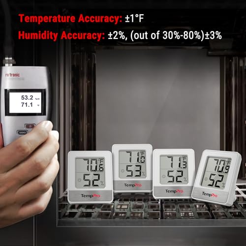 TempPro TP49 thermometer mounted on a wall