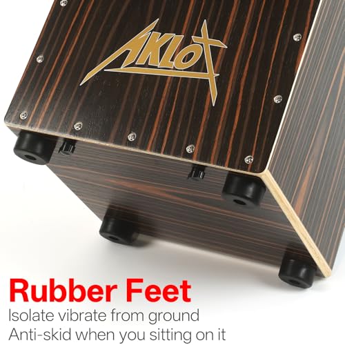 Ebony finish on AKLOT cajon