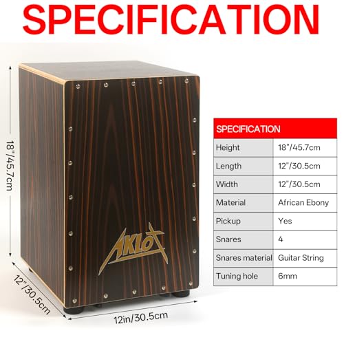 Tuning knob on AKLOT cajon