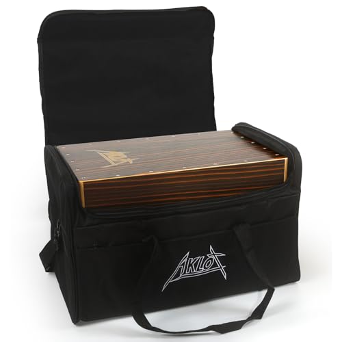 Musician playing AKLOT electric cajon
