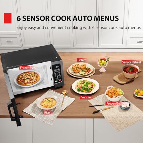 TOSHIBA microwave open door view