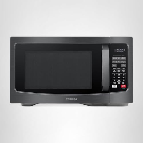 TOSHIBA countertop microwave in kitchen setting