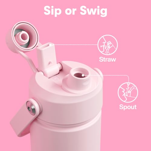ENCOOL water bottle with twist cap option