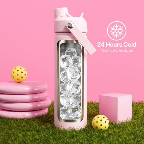 Foldable handle detail on ENCOOL bottle