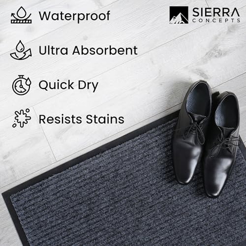 Side view of the 30x17 door mat dimensions