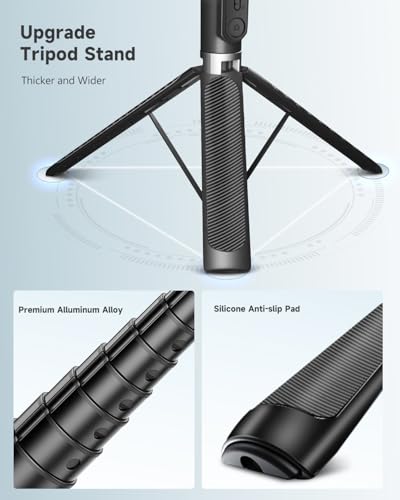 Close up of RISEOFLE tripod phone mount
