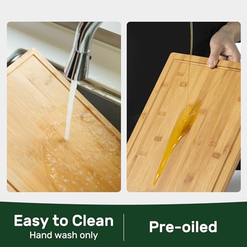 Kikcoin 17-inch chopping board side profile