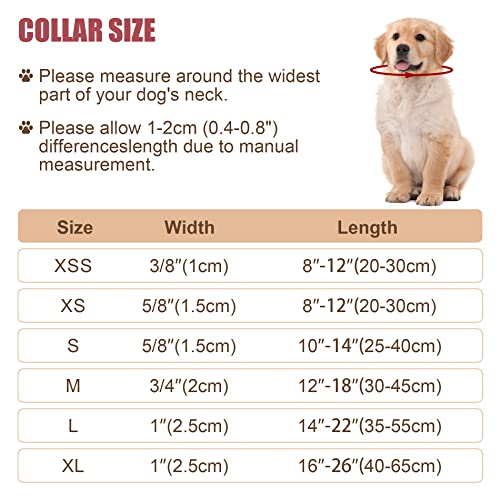 Adjustable reflective dog collar