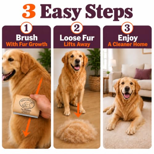 SleekEZ 5 Inch tool removing dog fur