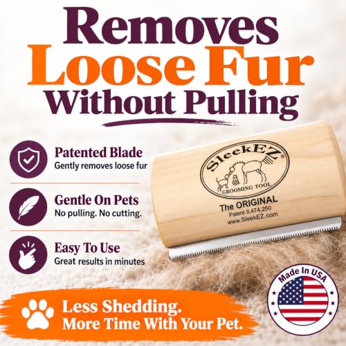 SleekEZ 5 Inch brush for multi-coat grooming