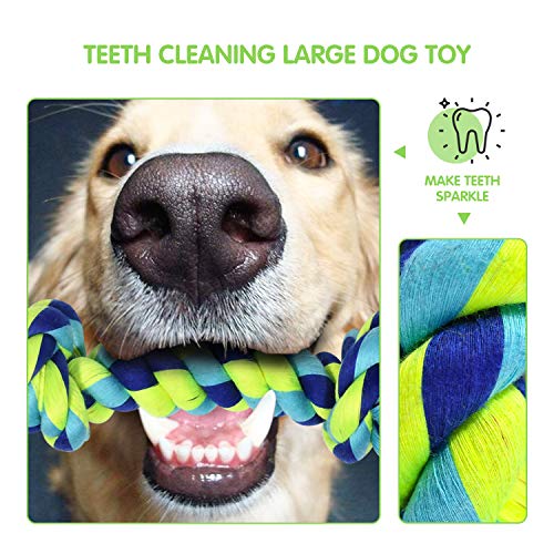 SHARLOVY multi-knot durable dog chew rope