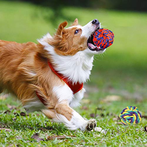 Durable knotted rope toy for aggressive chewers