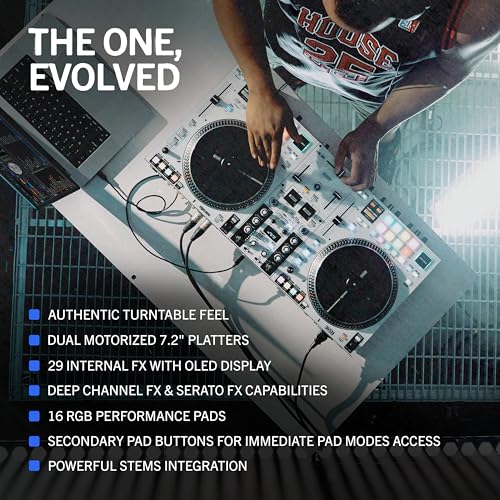 RANE ONE MKII top panel with motorized platters