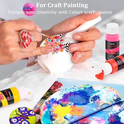 Caliart painting brushes included in the set
