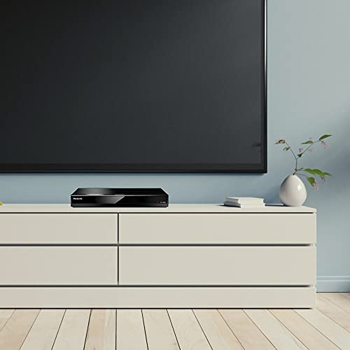 Panasonic DP-UB420-K connected to home audio and TV setup