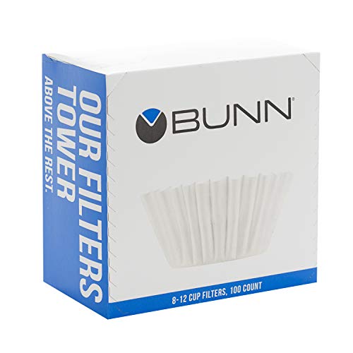 Retail packaging of BUNN 8-12 cup filters