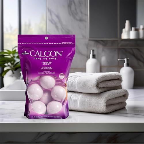 Detailed view of Calgon Lavender & Honey fizzies
