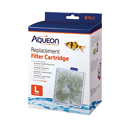 Aqueon Large Replacement Filter Cartridges 6 Pack