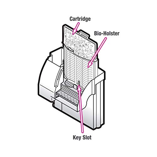 Aqueon white filter cartridge front view