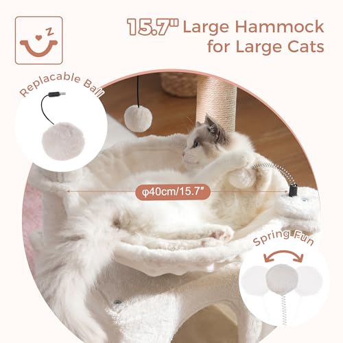 Close up of the Pawfessor cat tower self-groomer brush