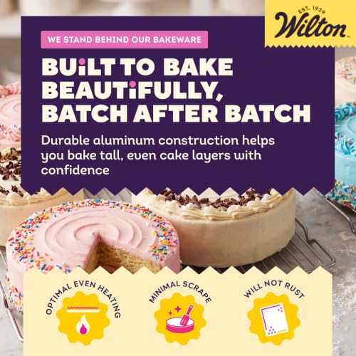 Wilton round cake pans for baking layers