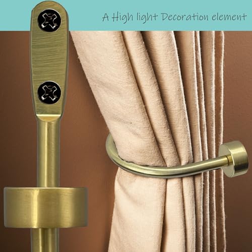 Side view of ARNORX steel curtain tieback hook