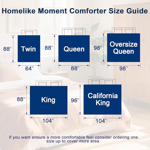 Homelike Moment bedding displayed in bedroom