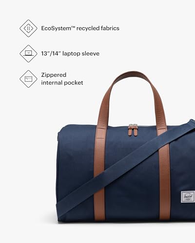 Herschel Novel Duffle vegan leather handle