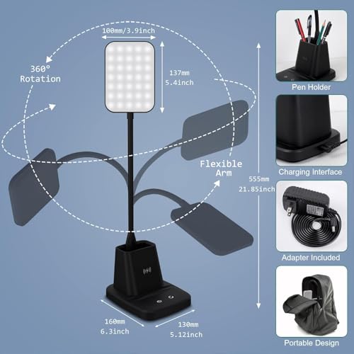 Touch control panel on Sailstar black LED lamp