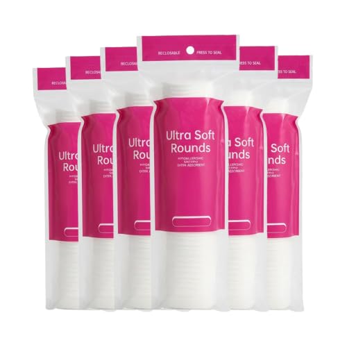 Astraescly 600 count cotton rounds pack