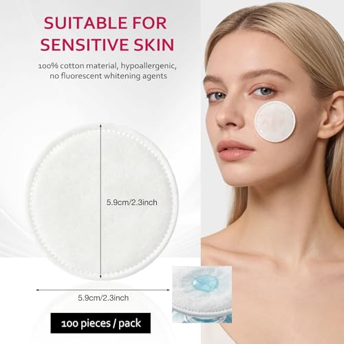 Vacuum sealed Astraescly cotton rounds